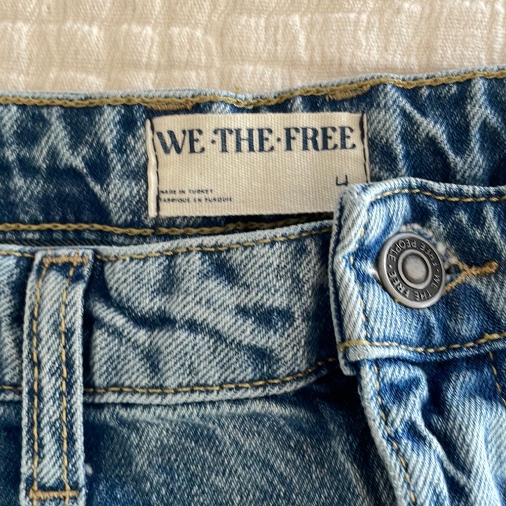 Long blue Jean skirt